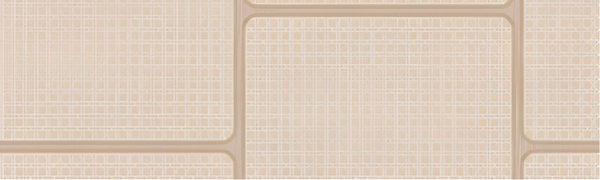 Beige mosaic tile textured wallpaper