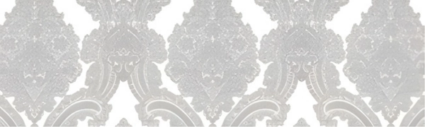 Light gray and white traditional damask wallpaper